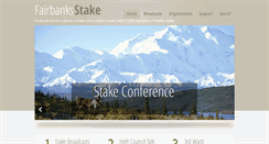 Desktop Screenshot of fairbanksstake.org